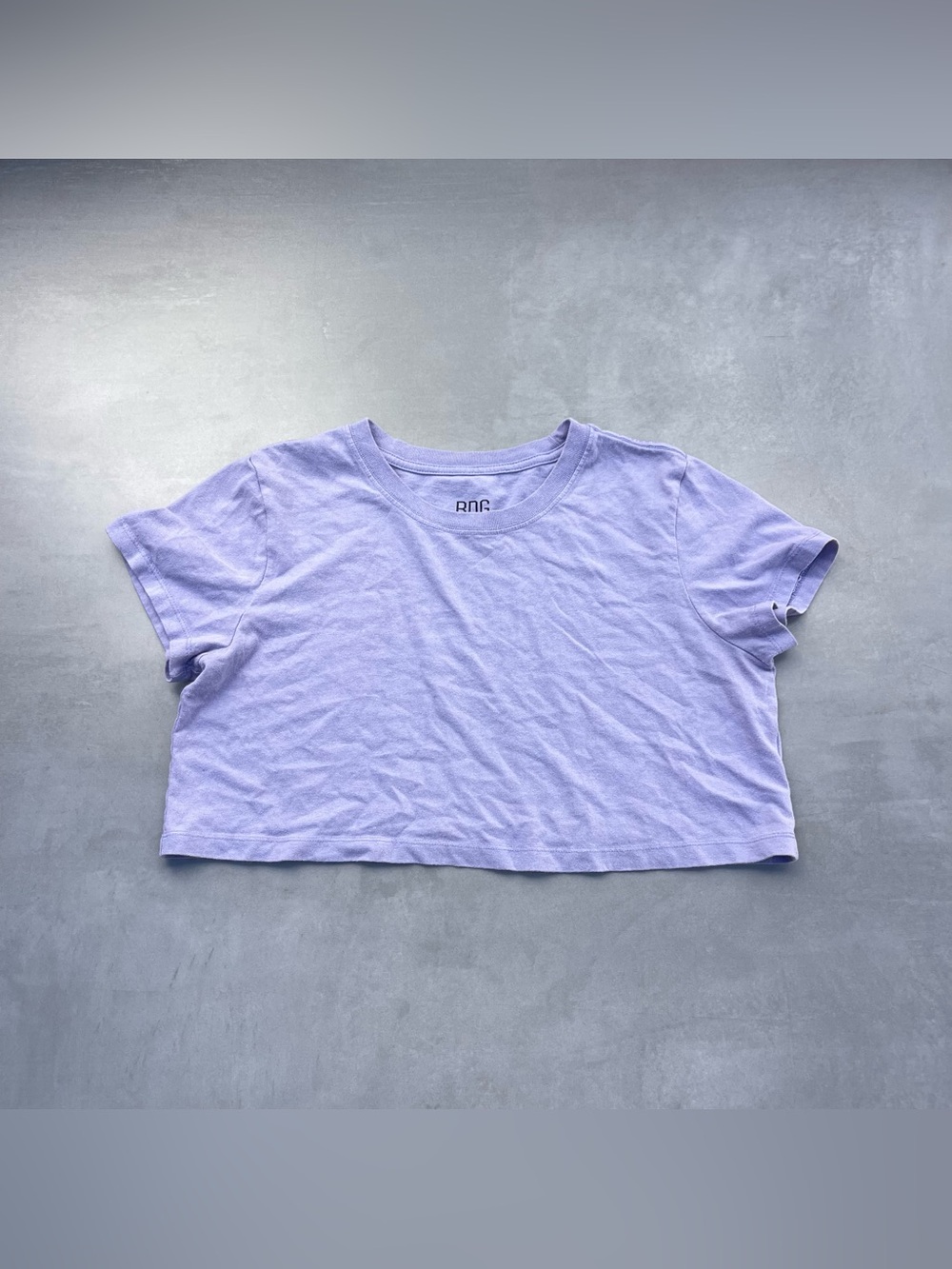 100% Cotton Cropped Tee
